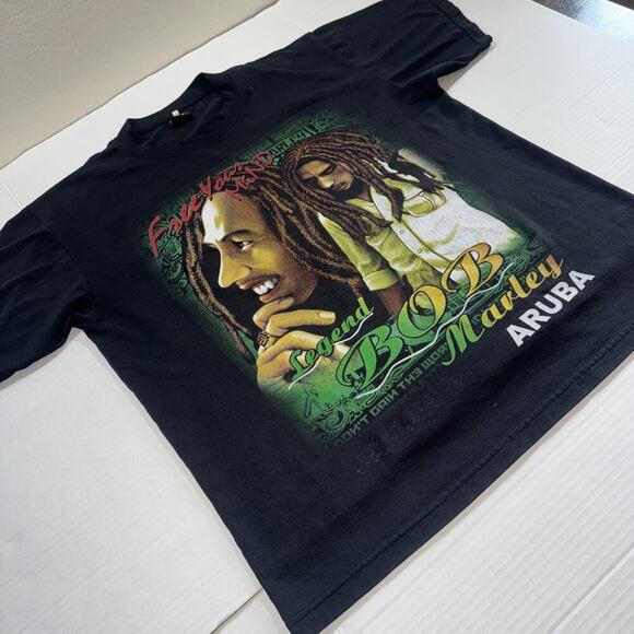 Two And Two Bob Marley T Shirt Size M Graphic Print - Picture 4 of 10